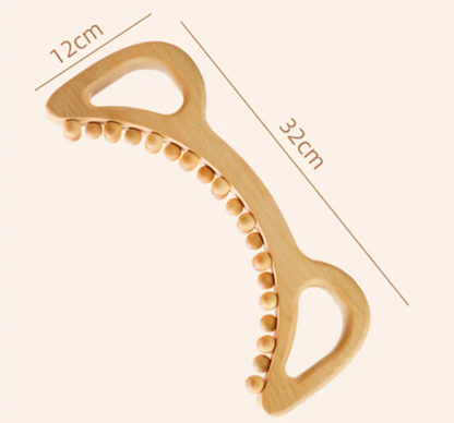 R02 / The Hand Massage Roller — Birch Wood