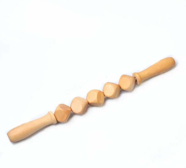 R02 / The Hand Massage Roller — Birch Wood