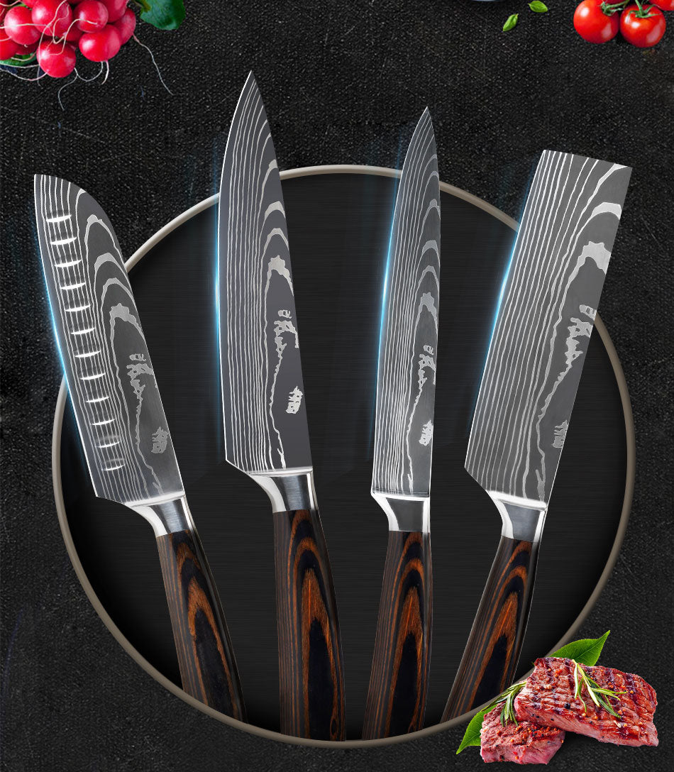 R08 / The Knife Set — Damascus Steel