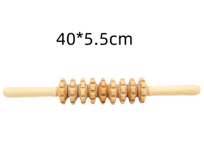 R02 / The Hand Massage Roller — Birch Wood