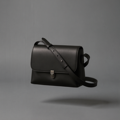 Sling Crossbody Bag on slate blue-grey background - studio v2
